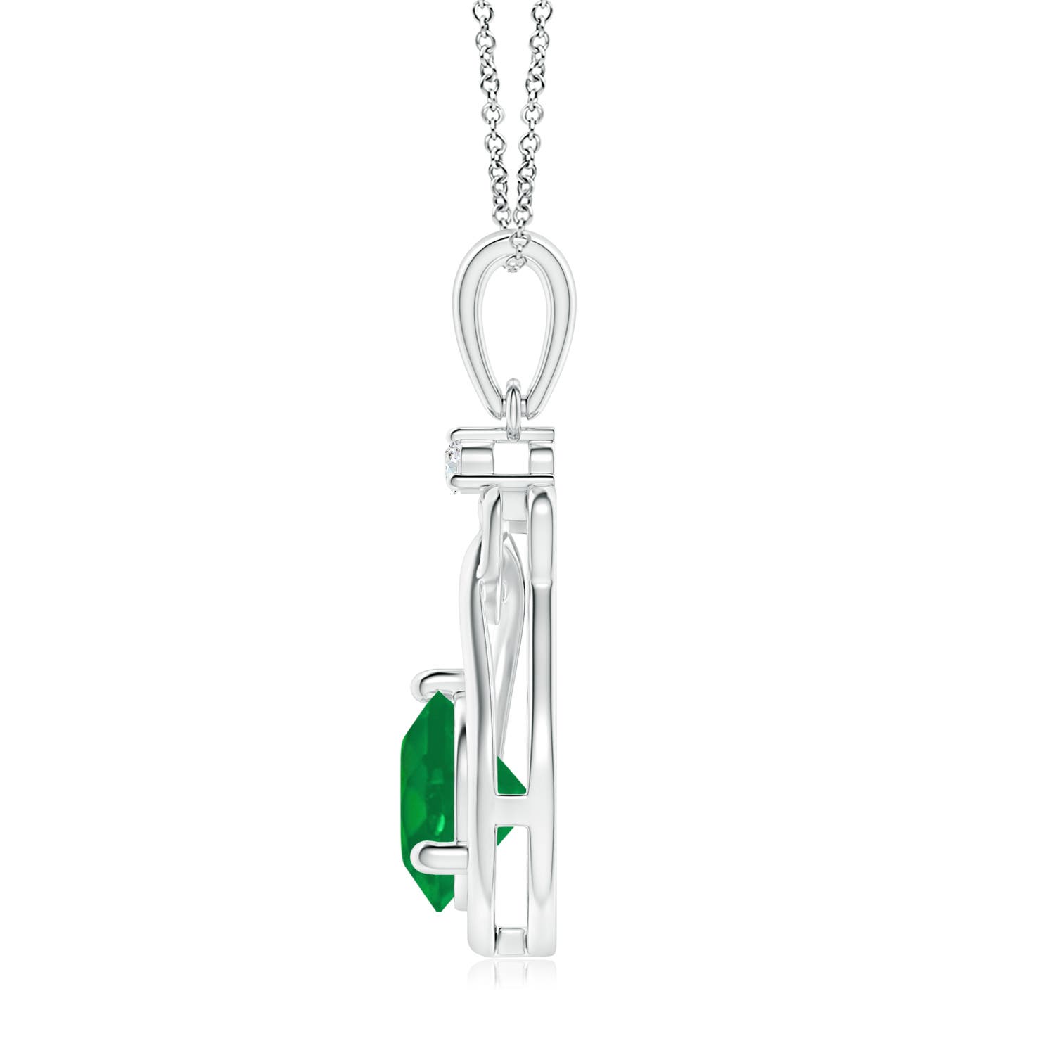 AA - Emerald / 1.22 CT / 14 KT White Gold