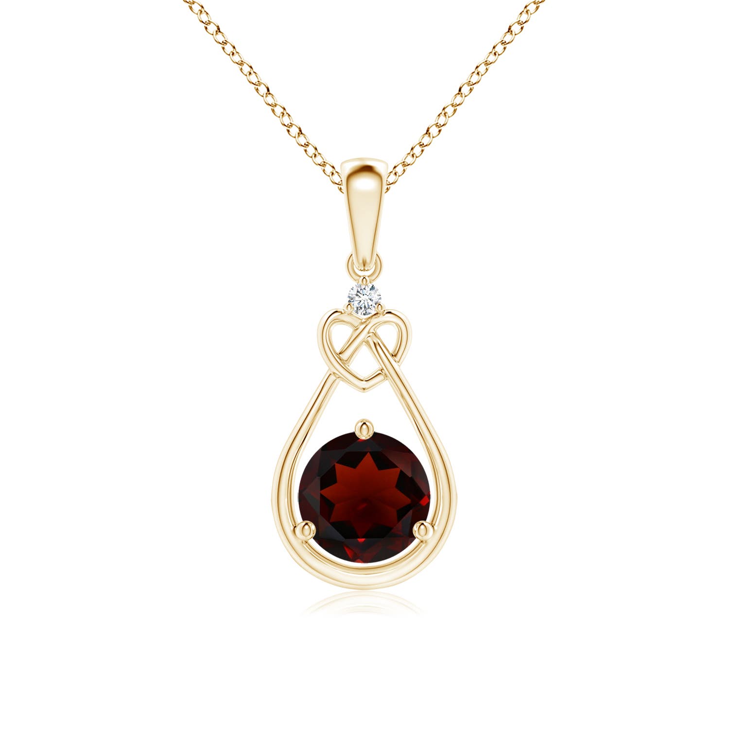 AA - Garnet / 1.01 CT / 14 KT Yellow Gold