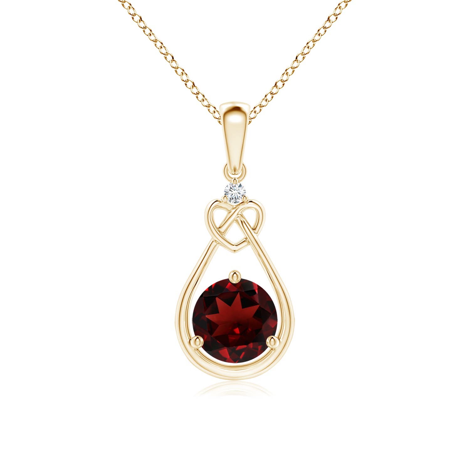 AAA - Garnet / 1.01 CT / 14 KT Yellow Gold