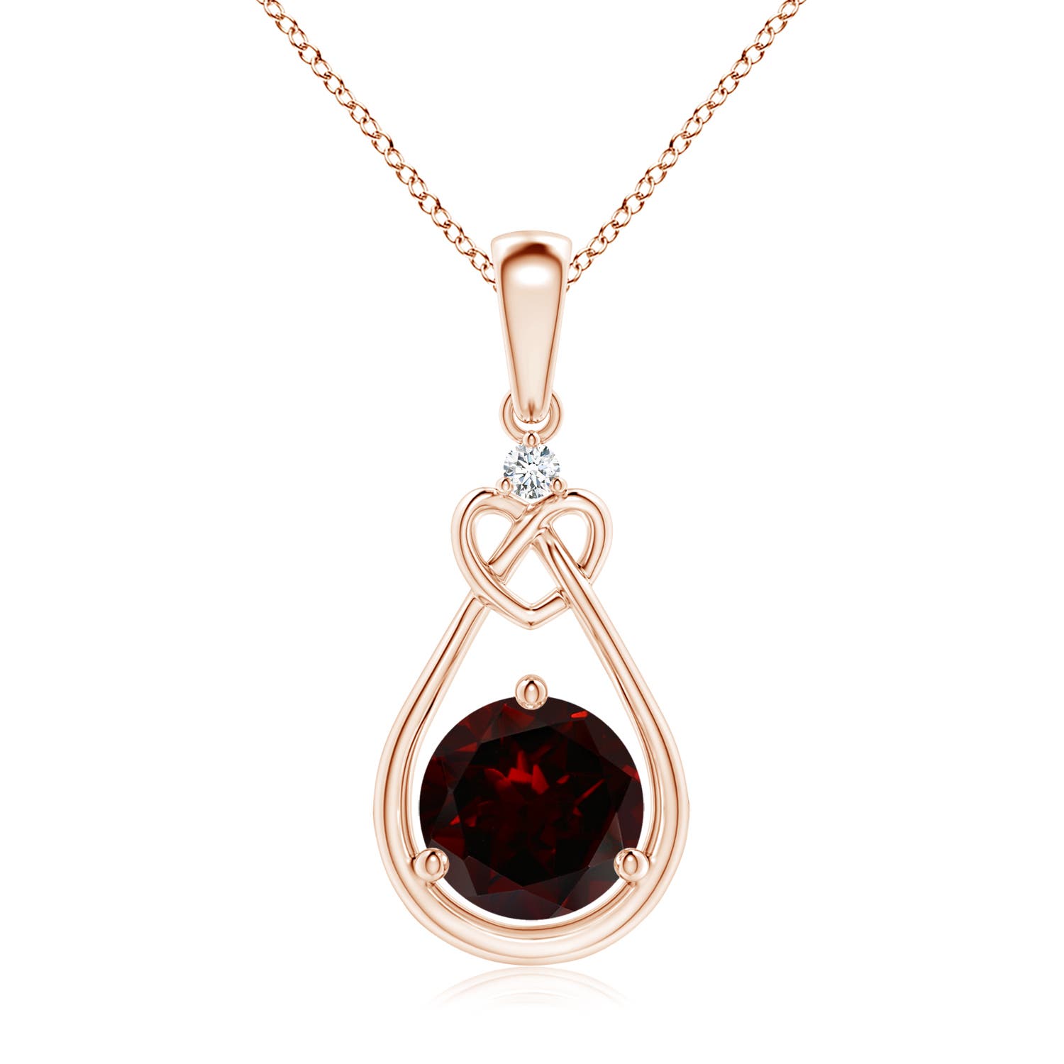 A - Garnet / 1.52 CT / 14 KT Rose Gold