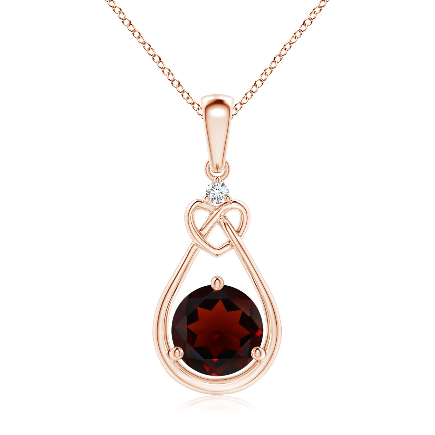 AA - Garnet / 1.52 CT / 14 KT Rose Gold