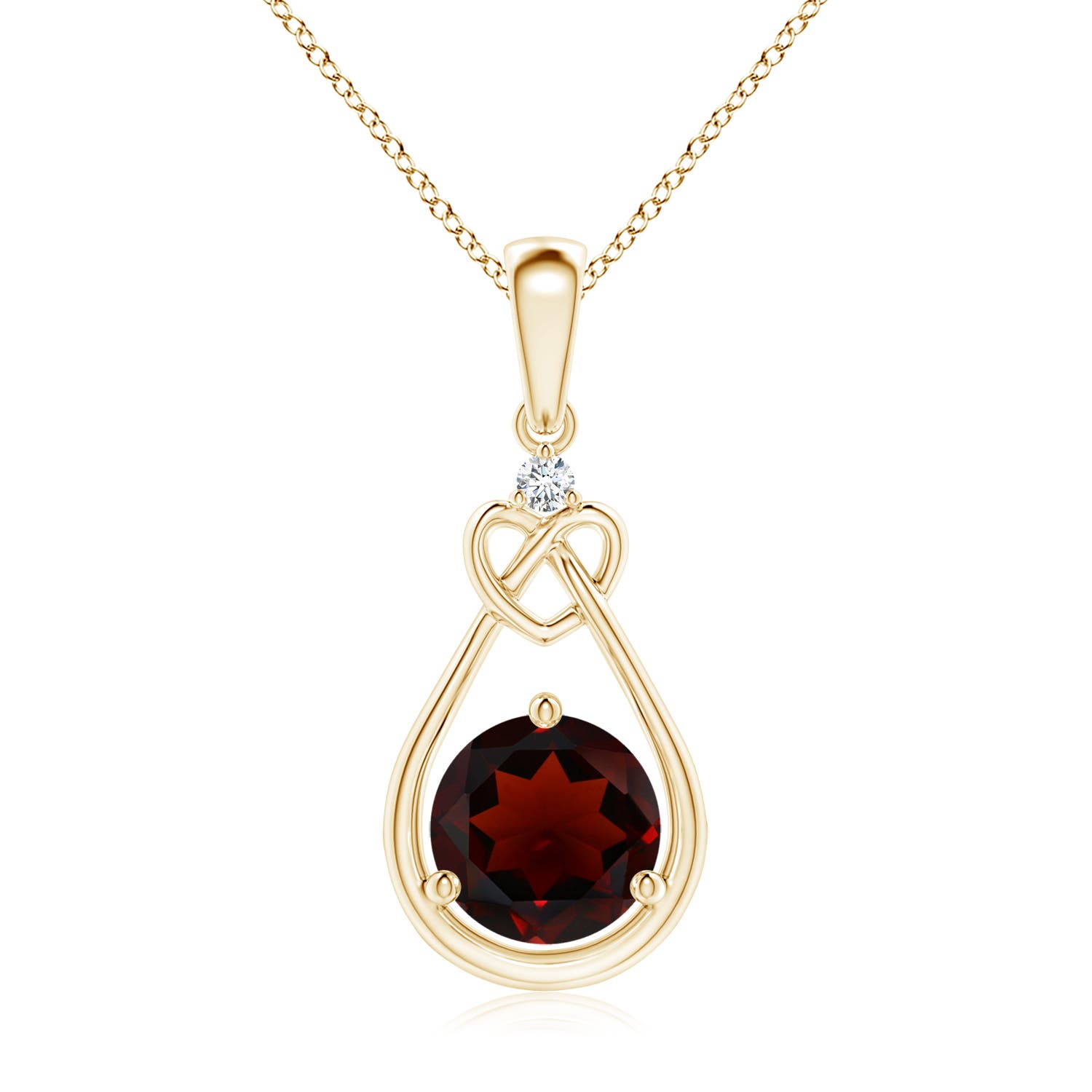 AA - Garnet / 1.52 CT / 14 KT Yellow Gold