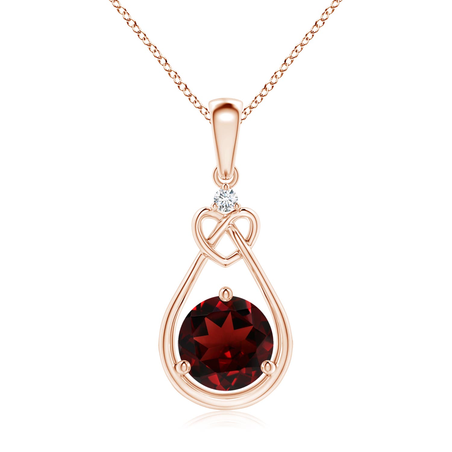 AAA - Garnet / 1.52 CT / 14 KT Rose Gold