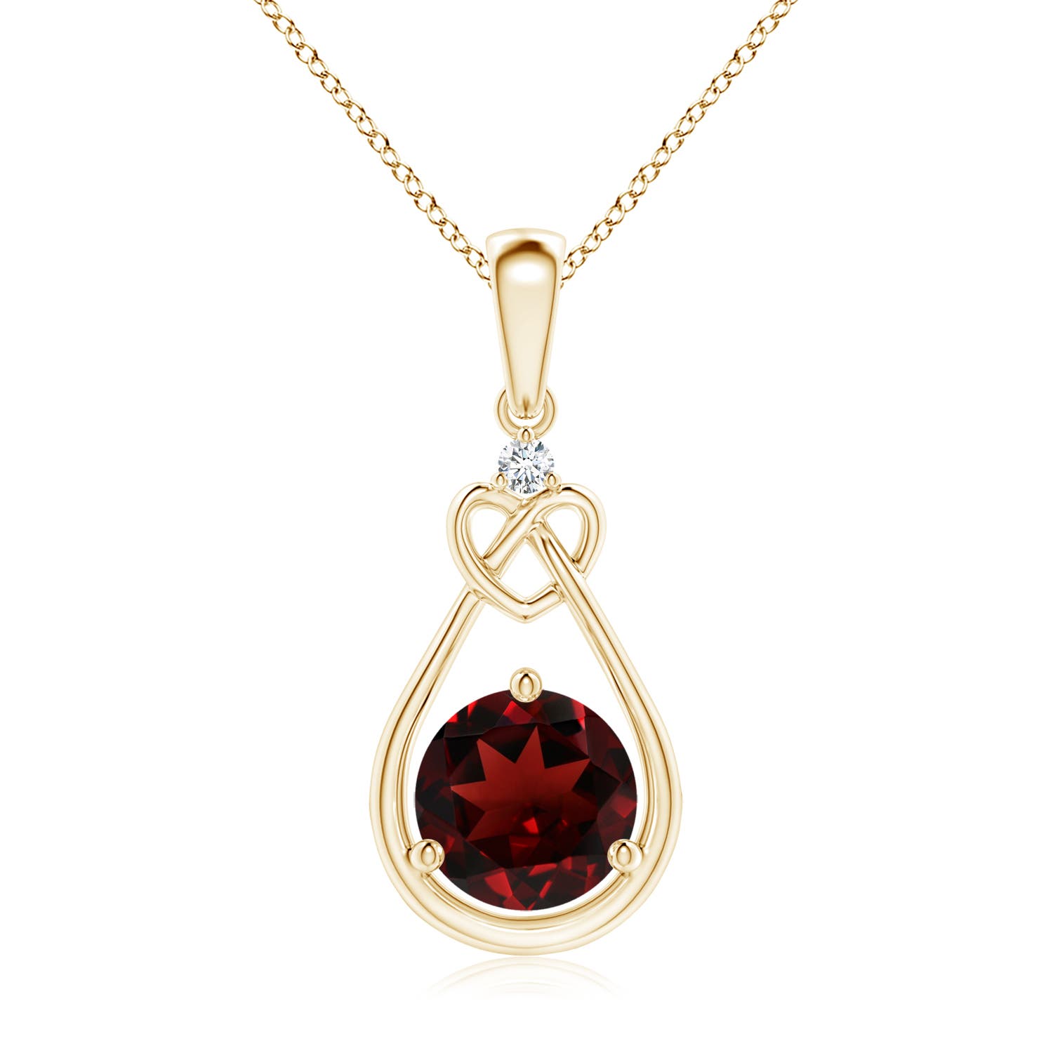 AAA - Garnet / 1.52 CT / 14 KT Yellow Gold