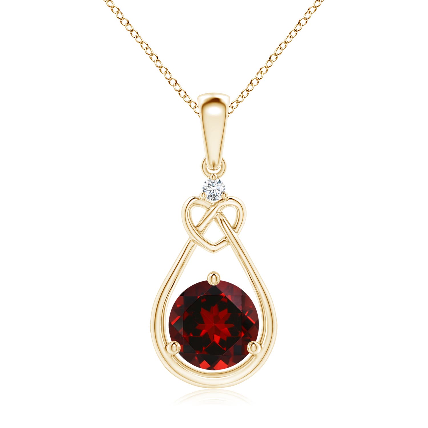 AAAA - Garnet / 1.52 CT / 14 KT Yellow Gold