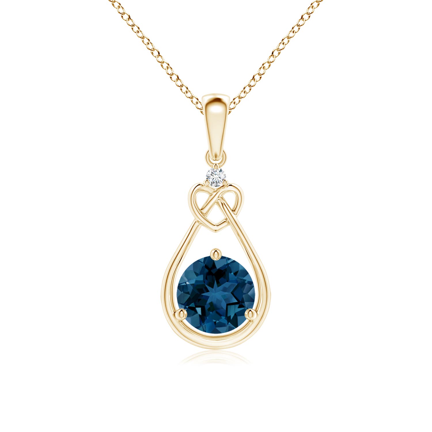 AAA - London Blue Topaz / 0.96 CT / 14 KT Yellow Gold