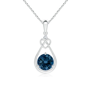Round AAAA London Blue Topaz