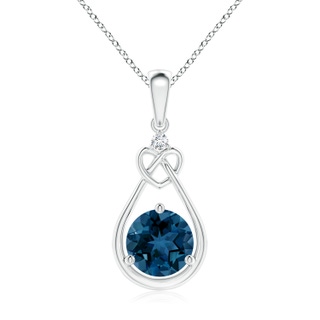 Round AAA London Blue Topaz