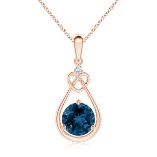 Round AAA London Blue Topaz