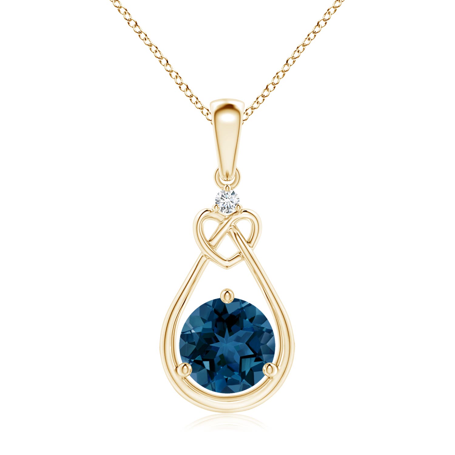 AAA - London Blue Topaz / 1.57 CT / 14 KT Yellow Gold