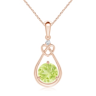 Round A Peridot