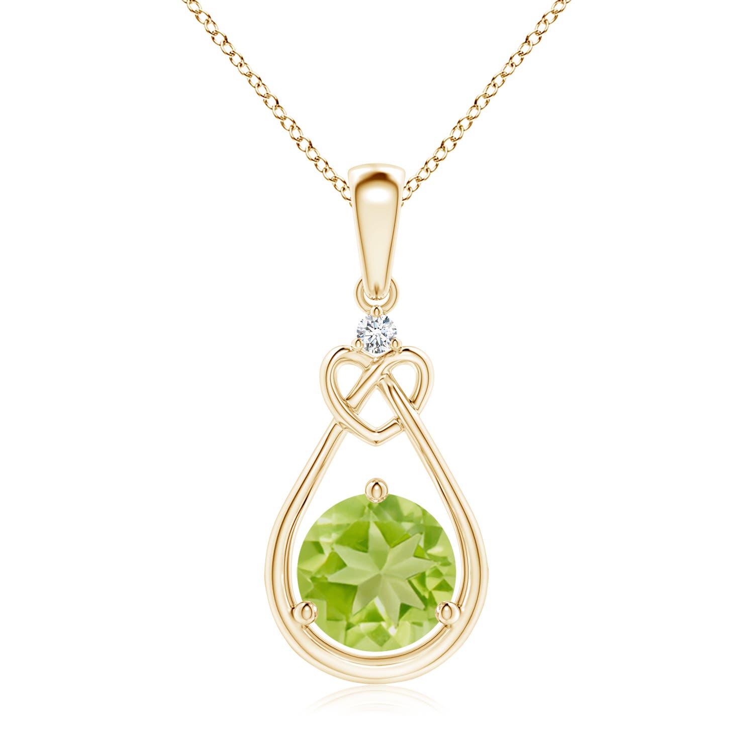 AA - Peridot / 1.42 CT / 14 KT Yellow Gold