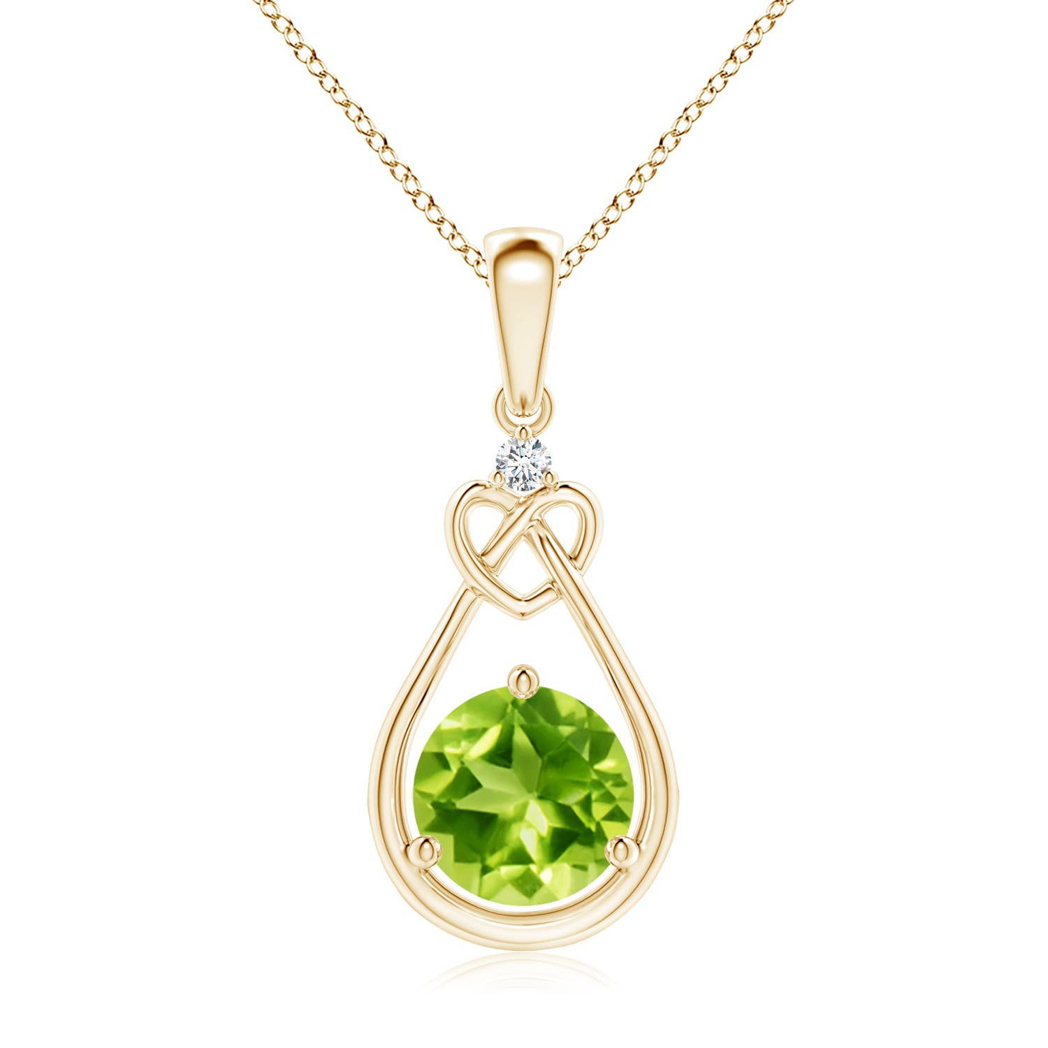 AAA - Peridot / 1.42 CT / 14 KT Yellow Gold