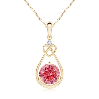 Round Fancy Intense, VS2 Pink Diamond