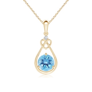 Round A Swiss Blue Topaz