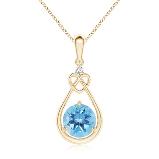 Round A Swiss Blue Topaz