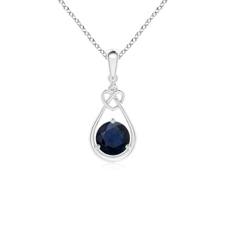 Round A Blue Sapphire