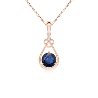 Round AA Blue Sapphire