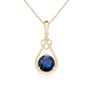 Round AA Blue Sapphire