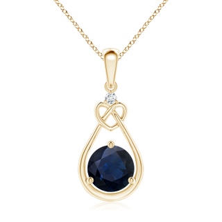 Round A Blue Sapphire