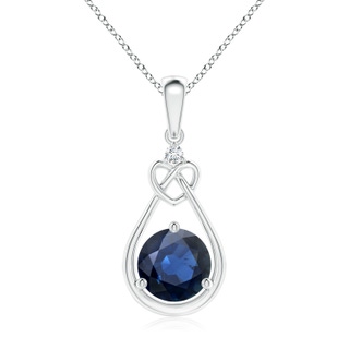 Round AA Blue Sapphire