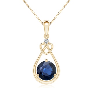 Round AA Blue Sapphire