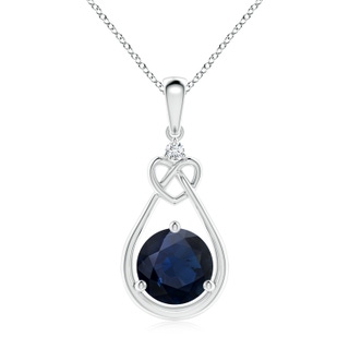 Round A Blue Sapphire
