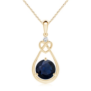 Round A Blue Sapphire