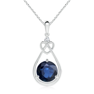 Round AA Blue Sapphire