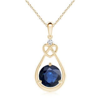 Round AA Blue Sapphire