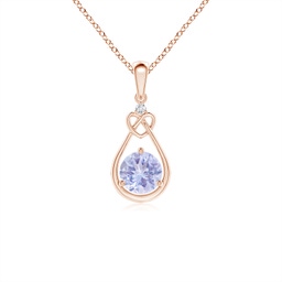 Classic Rose Gold Tanzanite Necklaces & Pendants