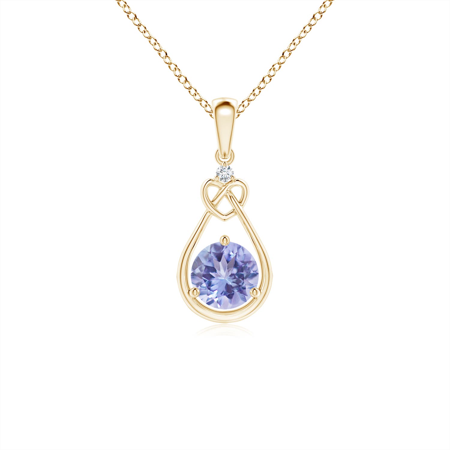 AA - Tanzanite / 0.51 CT / 14 KT Yellow Gold