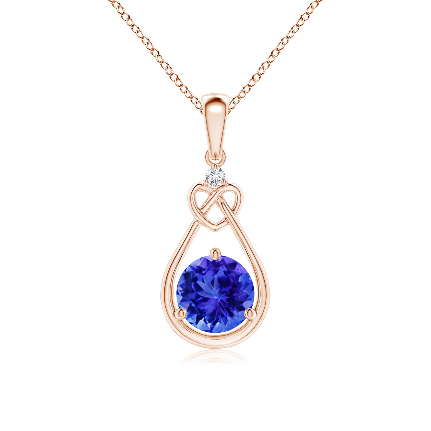 AAA - Tanzanite / 0.91 CT / 14 KT Rose Gold