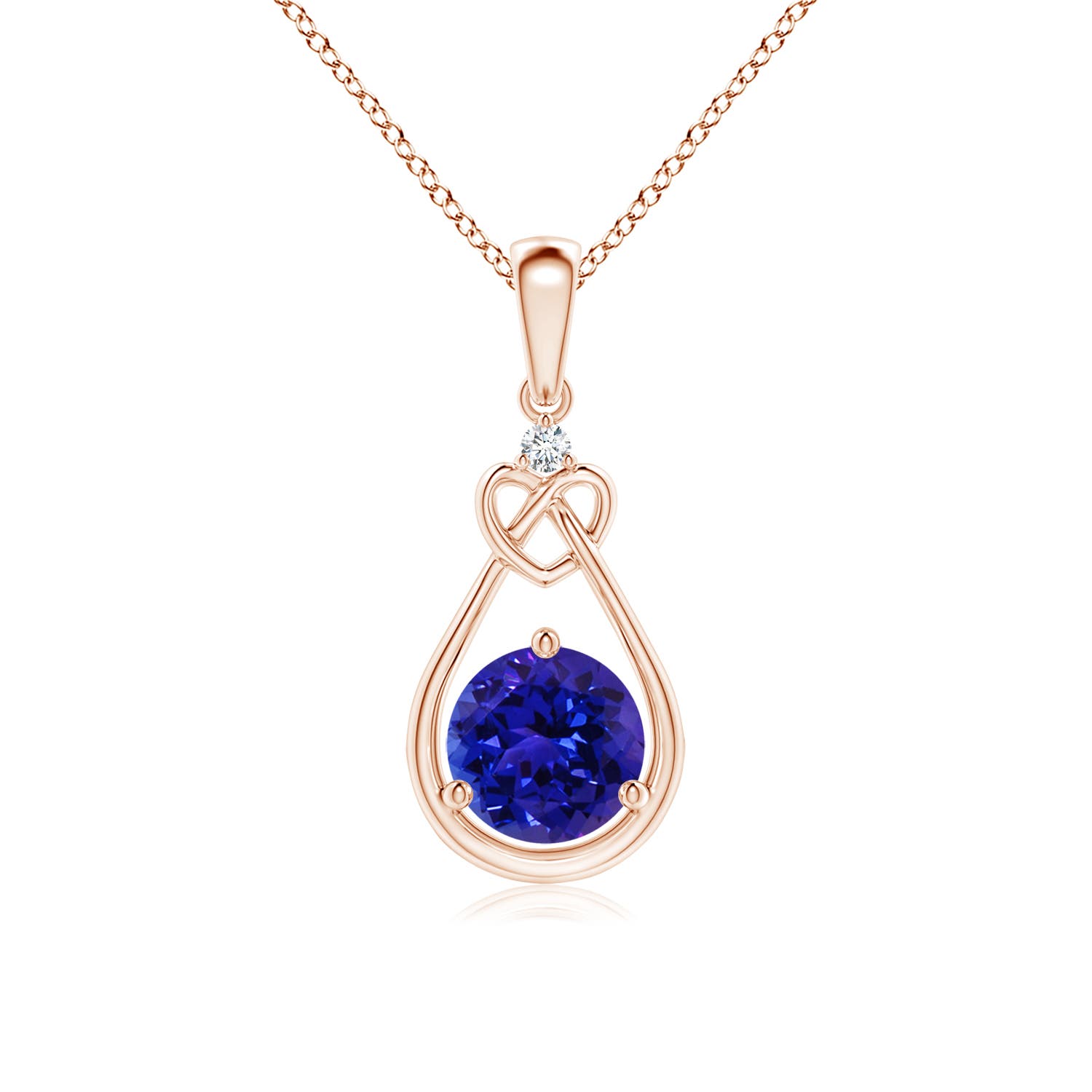 AAAA - Tanzanite / 0.91 CT / 14 KT Rose Gold