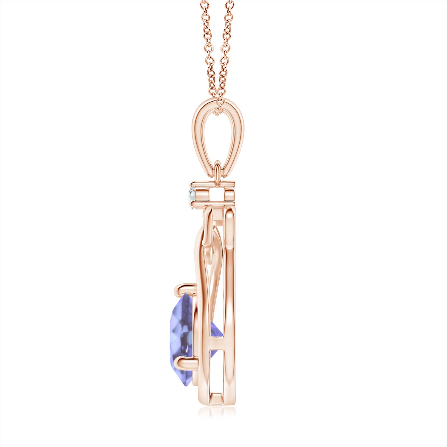 A - Tanzanite / 1.47 CT / 14 KT Rose Gold