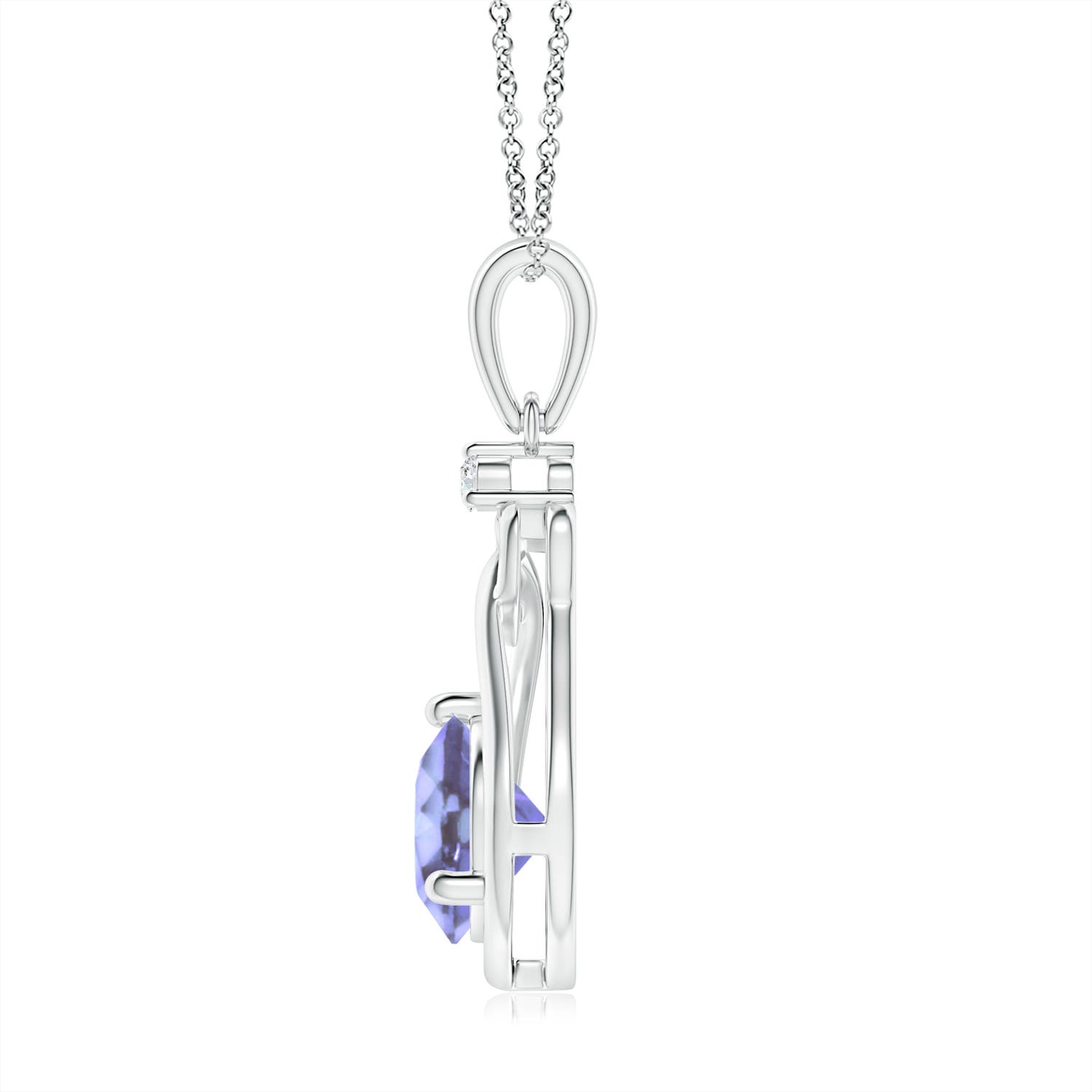 A - Tanzanite / 1.47 CT / 14 KT White Gold