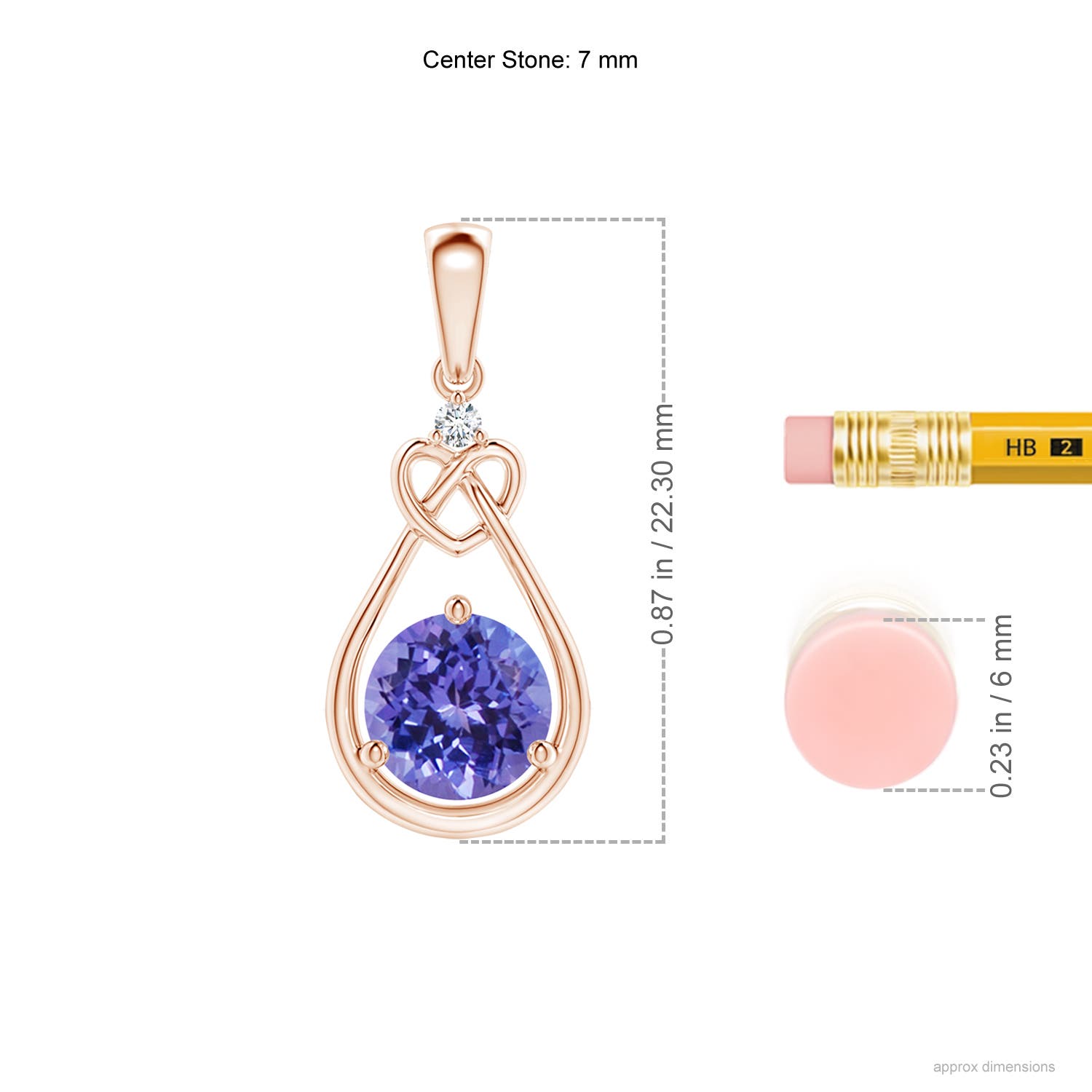 AA - Tanzanite / 1.47 CT / 14 KT Rose Gold