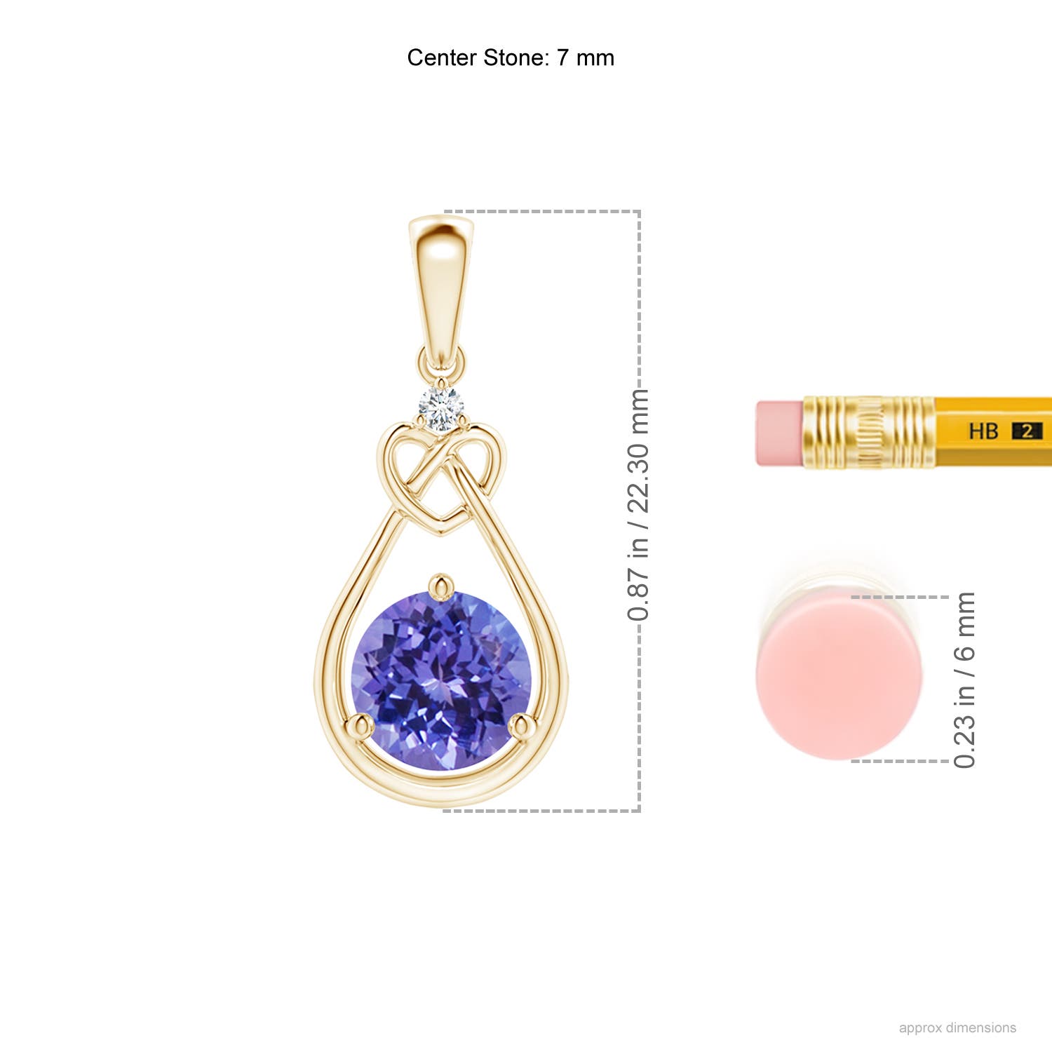 AA - Tanzanite / 1.47 CT / 14 KT Yellow Gold