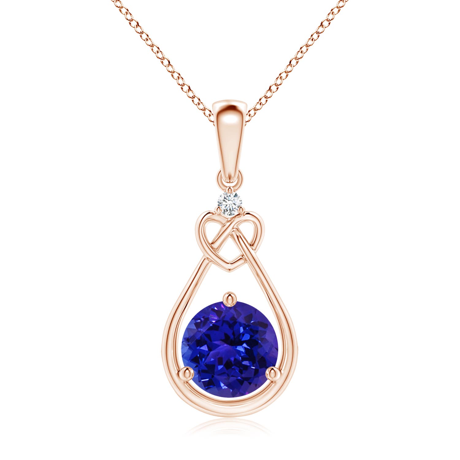 AAAA - Tanzanite / 1.47 CT / 14 KT Rose Gold