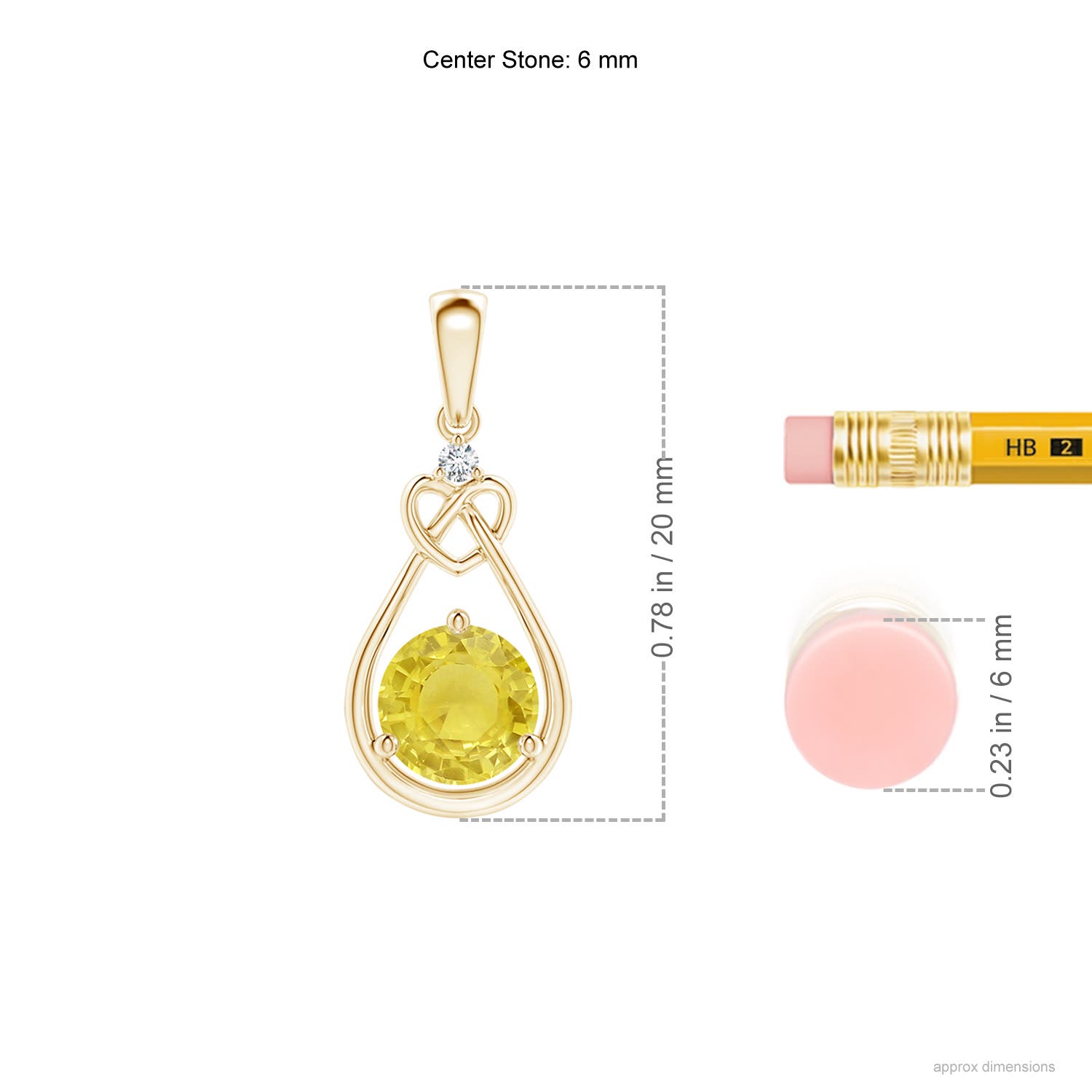 A - Yellow Sapphire / 1.01 CT / 14 KT Yellow Gold