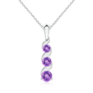 Round A Amethyst