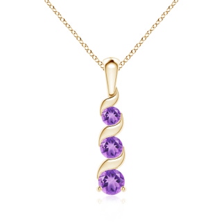 Round A Amethyst