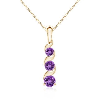 Round AA Amethyst
