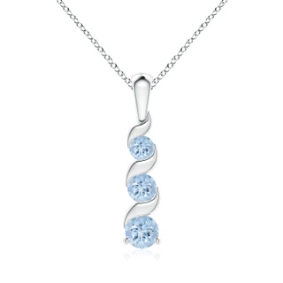 Round AA Aquamarine