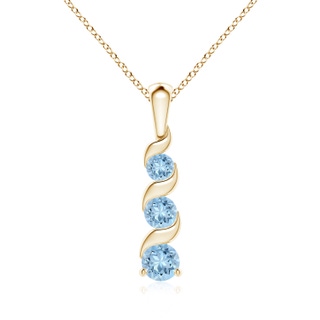 Round AAA Aquamarine