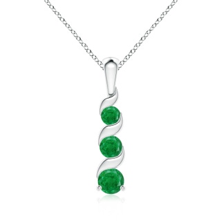 Round AA Emerald