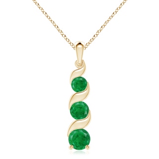 Round AA Emerald