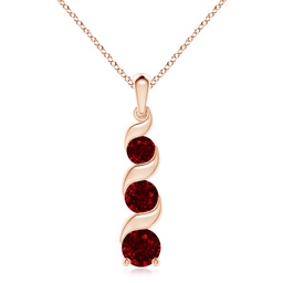 Dangle Ruby Dangle Necklaces and Pendants