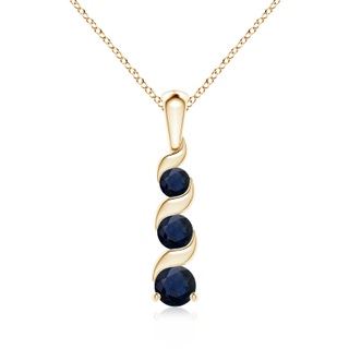 Round A Blue Sapphire