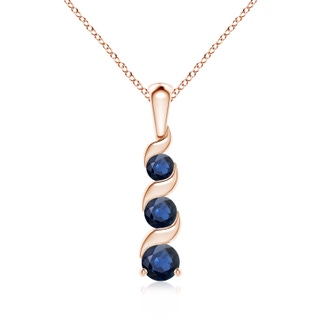 Round AA Blue Sapphire